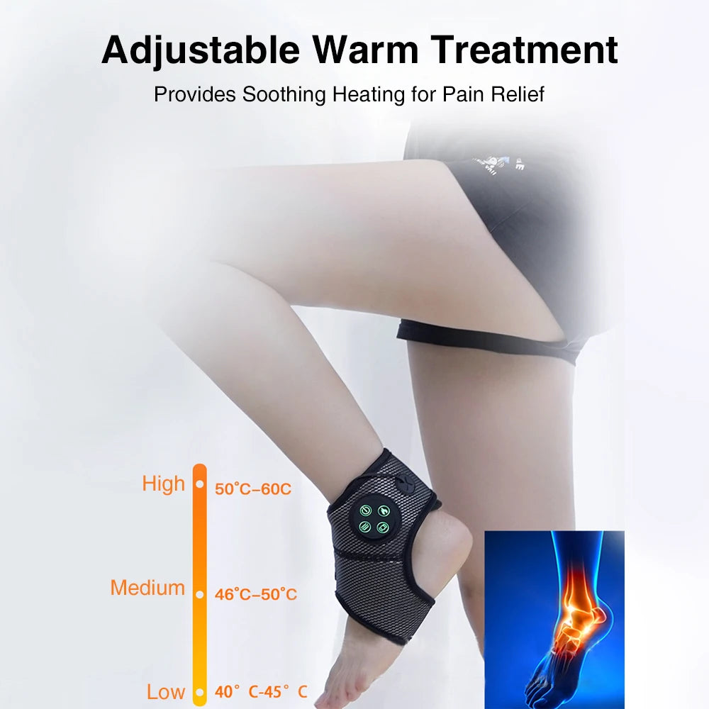 Heated Ankle Massager Brace
