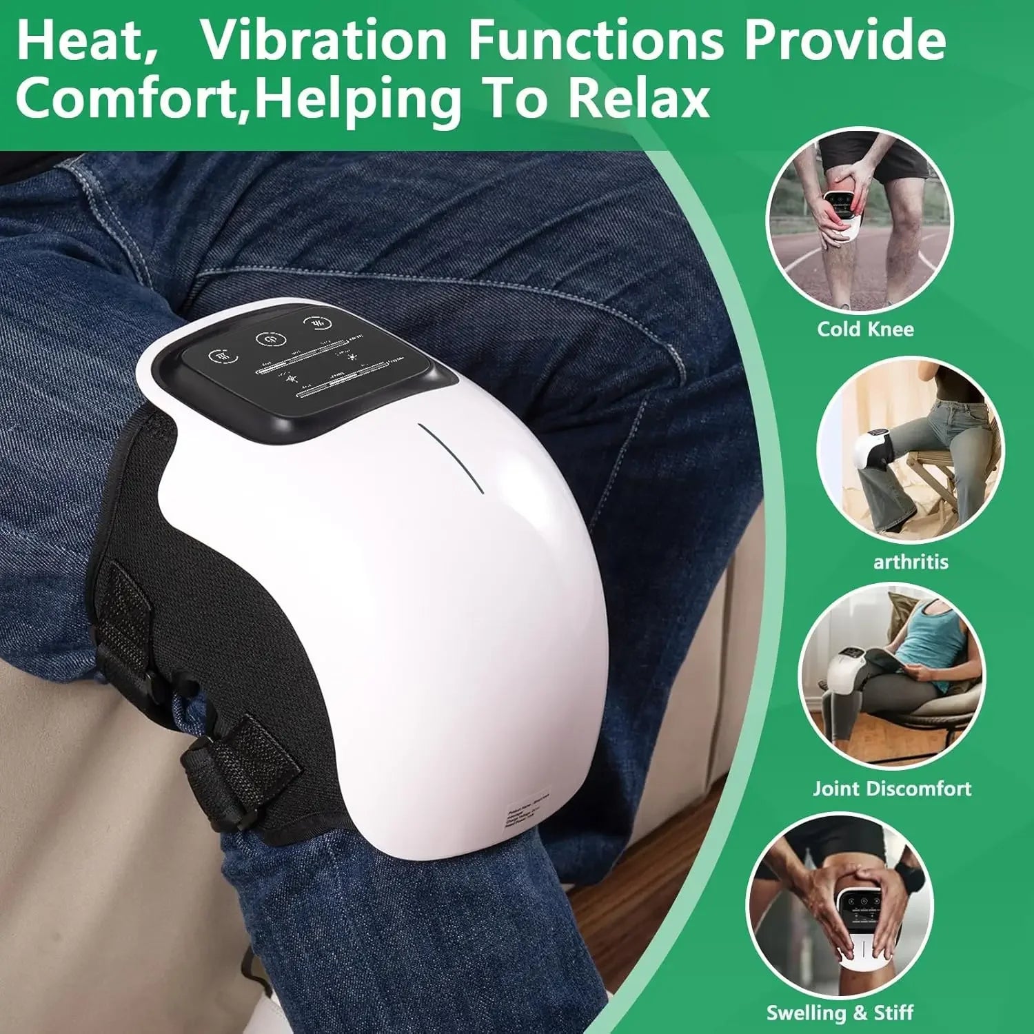 Smart Heated Knee Massager Therapy