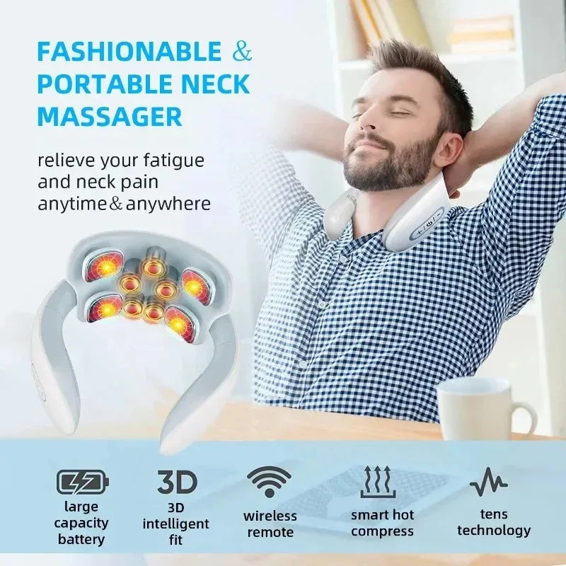 Intelligent Heated Neck Massager