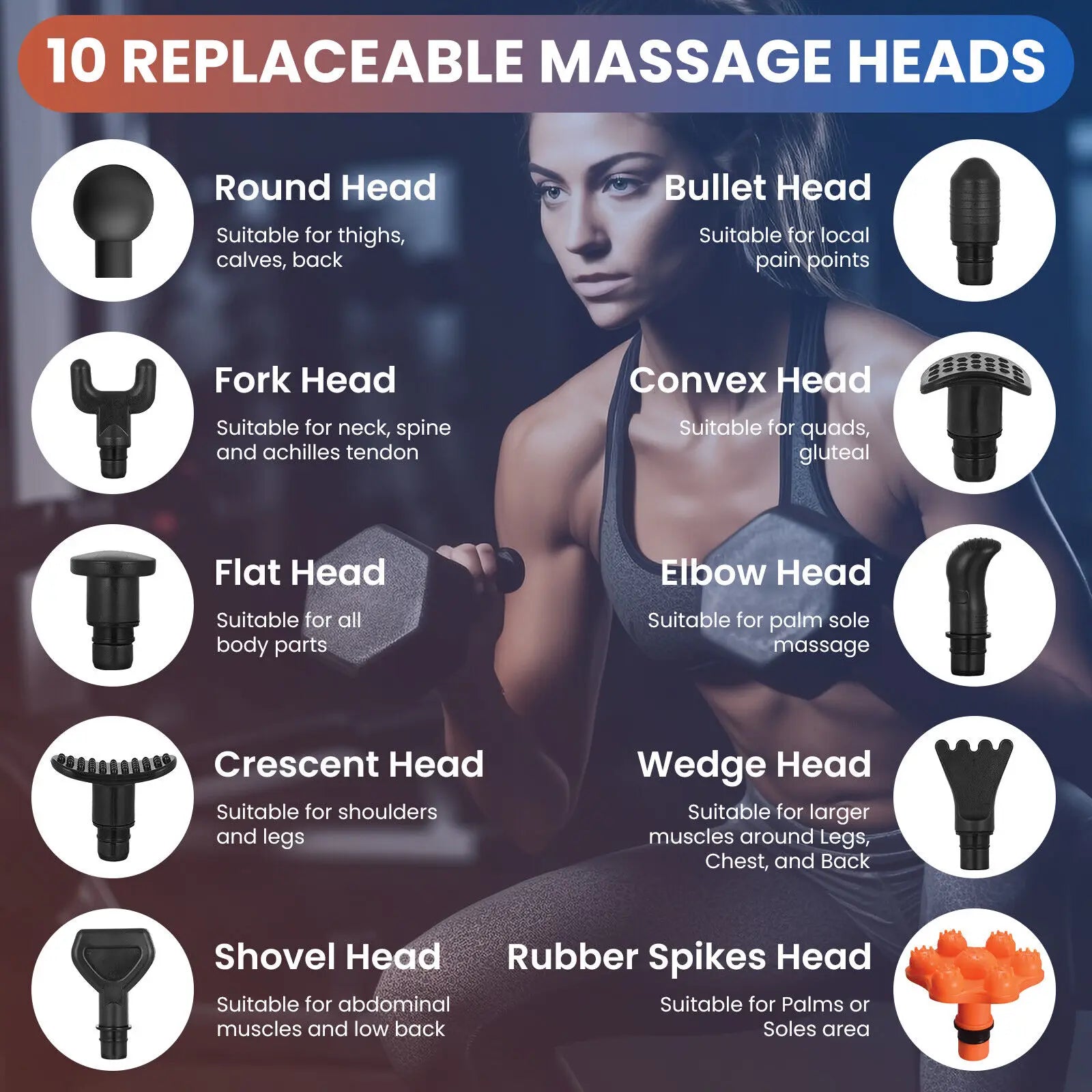 30-Speed Deep Tissue Massage Gun