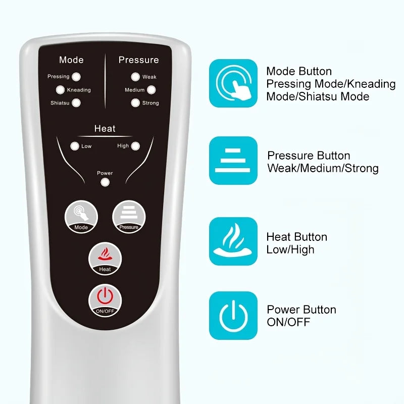 Heated Air Compression Leg Massager