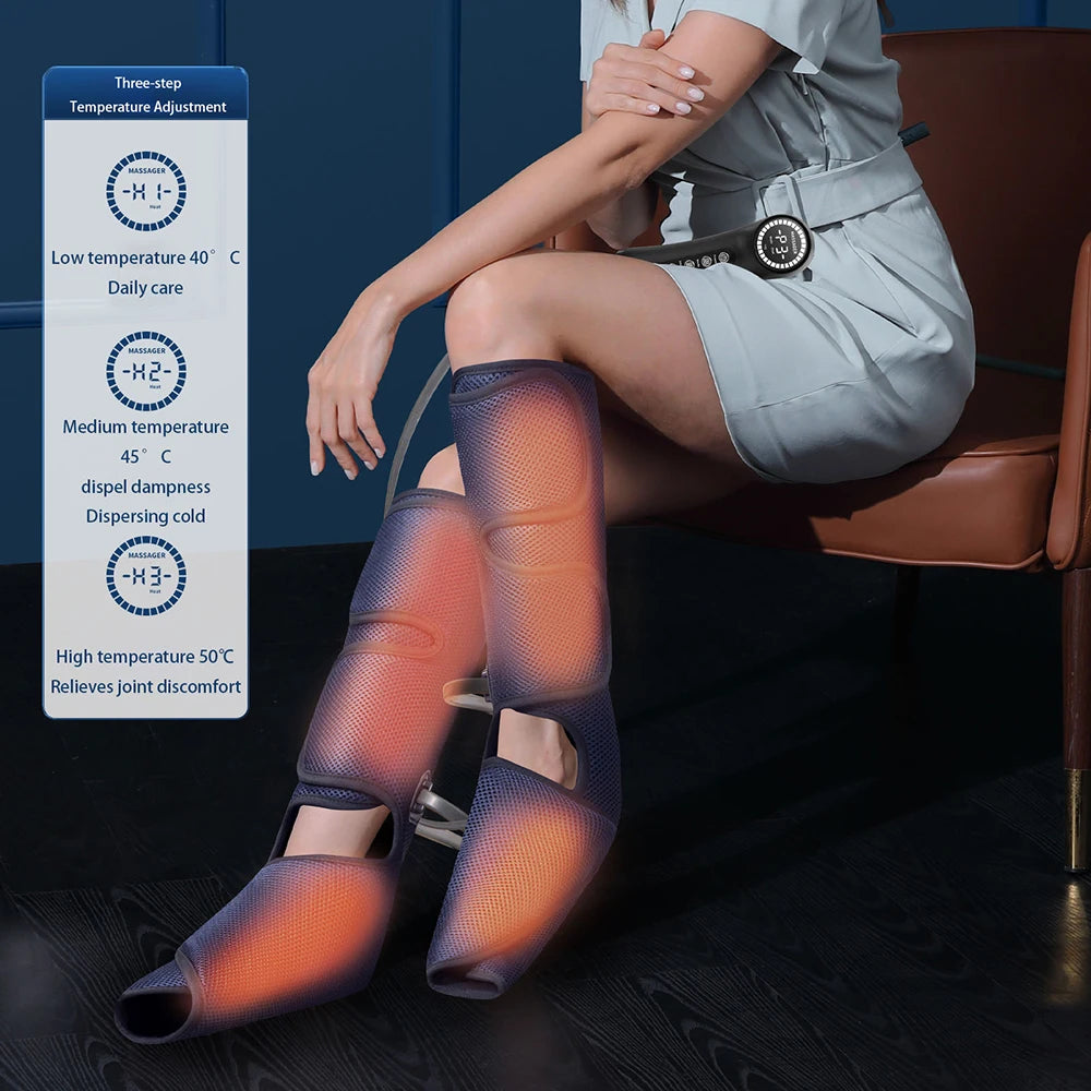 Heated Air Compression Leg Massagers