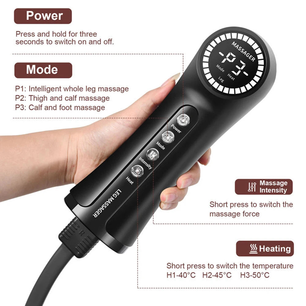 Heated Air Compression Leg Massagers