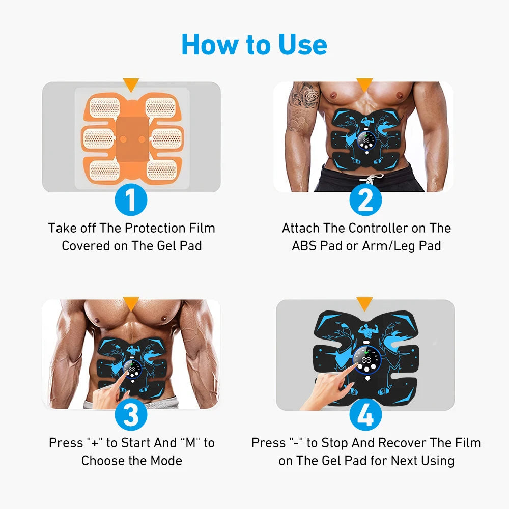 Wireless EMS Abdominal Massager