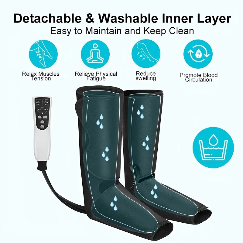 Heated Air Compression Leg Massager
